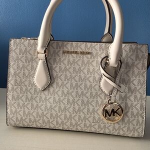 Michael Kors Beige Satchel Bag